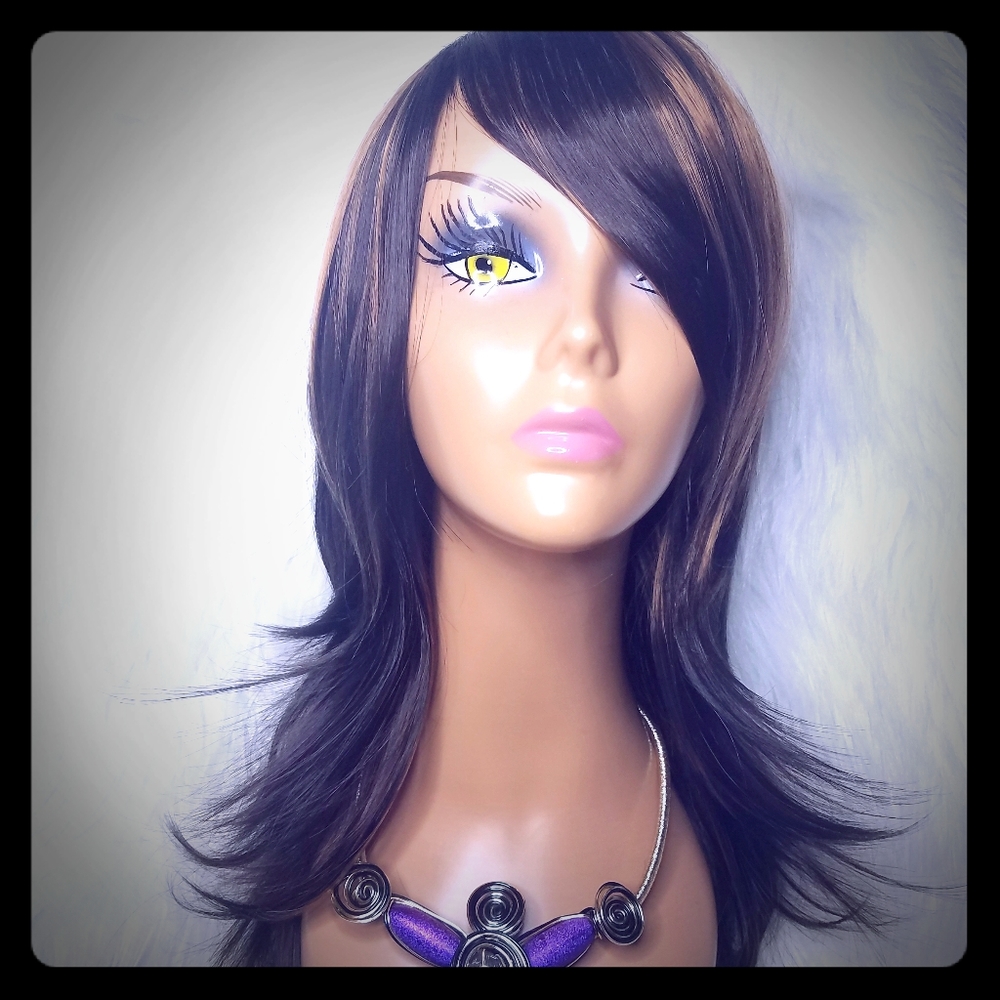Premium Synthetic Layered Wig 14"